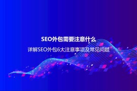 SEO外包需要注意什么？详解SEO外包6大注意事项及常见问题-2025最新seo资料