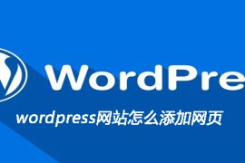 wordpress网站怎么添加网页