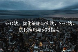 SEO站，优化策略与实践，SEO站，优化策略与实践指南