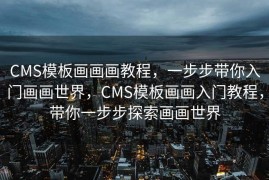 CMS模板画画画教程，一步步带你入门画画世界，CMS模板画画入门教程，带你一步步探索画画世界