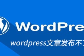 wordpress文章发布不了为什么
