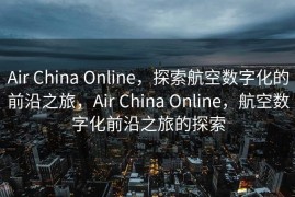 Air China Online，探索航空数字化的前沿之旅，Air China Online，航空数字化前沿之旅的探索