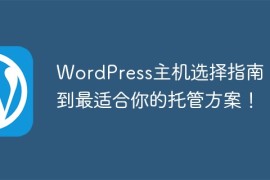 WordPress主机选择指南：找到最适合你的托管方案！