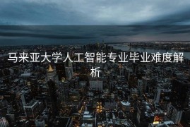 马来亚大学人工智能专业毕业难度解析