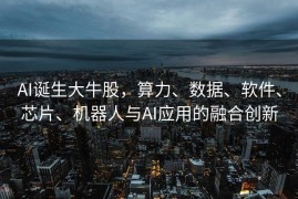 AI诞生大牛股，算力、数据、软件、芯片、机器人与AI应用的融合创新