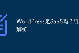 WordPress是SaaS吗？详细解析