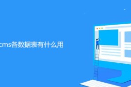 帝国cms各数据表有什么用