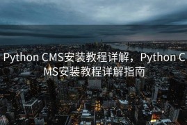 Python CMS安装教程详解，Python CMS安装教程详解指南
