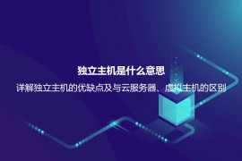独立主机是什么意思？详解独立主机的优缺点及与云服务器、虚拟主机的区别