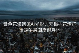 紫色花海遇见AI光影，无锡拈花湾打造端午最潮度假胜地