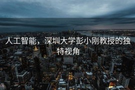 人工智能，深圳大学彭小刚教授的独特视角