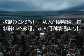 控制器CMS教程，从入门到精通，控制器CMS教程，从入门到精通实战指南
