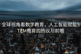 全球视角看数字教育，人工智能赋能STEM教育的热议与前瞻