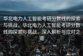 华北电力人工智能考研分数线的探索与挑战，华北电力人工智能考研分数线的探索与挑战，深入解析与应对之道