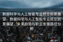 数据科学与人工智能专业就业前景展望，数据科学与人工智能专业就业前景展望，未来趋势与职业发展路径分析