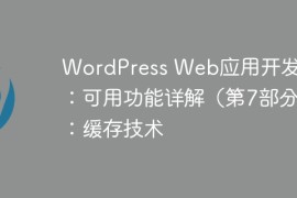 WordPress Web应用开发指南：可用功能详解（第7部分）：缓存技术