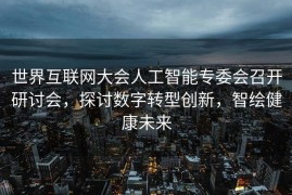 世界互联网大会人工智能专委会召开研讨会，探讨数字转型创新，智绘健康未来