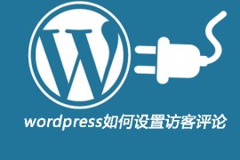 wordpress如何设置访客评论