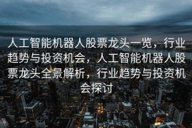人工智能机器人股票龙头一览，行业趋势与投资机会，人工智能机器人股票龙头全景解析，行业趋势与投资机会探讨