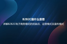 B2B2C是什么意思？详解B2B2C电子商务模式的优缺点及B2B2C与B2C的区别
