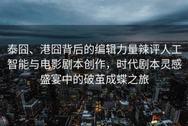 泰囧、港囧背后的编辑力量辣评人工智能与电影剧本创作，时代剧本灵感盛宴中的破茧成蝶之旅