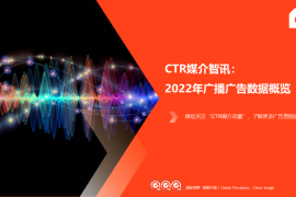 CTR：2022年广播广告市场年度盘点-2025最新seo资料