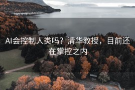 AI会控制人类吗？清华教授，目前还在掌控之内