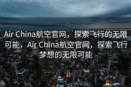 Air China航空官网，探索飞行的无限可能，Air China航空官网，探索飞行梦想的无限可能