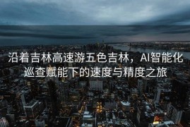 沿着吉林高速游五色吉林，AI智能化巡查赋能下的速度与精度之旅