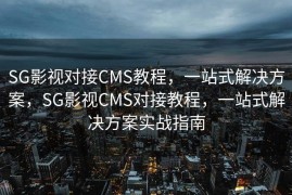 SG影视对接CMS教程，一站式解决方案，SG影视CMS对接教程，一站式解决方案实战指南