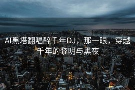 AI黑塔翻唱醉千年DJ，那一眼，穿越千年的黎明与黑夜