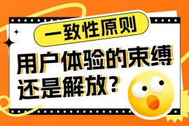 经典的一致性原则，对用户体验是束缚还是解放？-2025最新seo资料