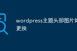 wordpress主题头部图片如何更换