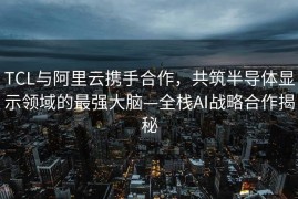 TCL与阿里云携手合作，共筑半导体显示领域的最强大脑—全栈AI战略合作揭秘