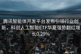腾讯智能体开发平台发布引领行业创新，科创人工智能ETF华夏强势翻红增长0.29%