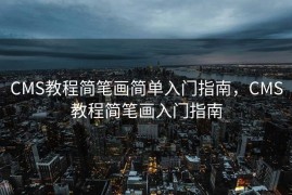 CMS教程简笔画简单入门指南，CMS教程简笔画入门指南
