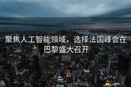 聚焦人工智能领域，选择法国峰会在巴黎盛大召开