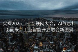 实探2025工业互联网大会，AI气息扑面而来，工业智能开启融合新图景