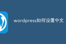 wordpress如何设置中文