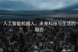人工智能机器人，未来科技与生活的融合