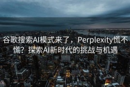 谷歌搜索AI模式来了，Perplexity慌不慌？探索AI新时代的挑战与机遇