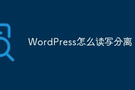 WordPress怎么读写分离