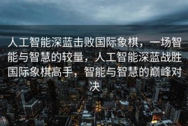 人工智能深蓝击败国际象棋，一场智能与智慧的较量，人工智能深蓝战胜国际象棋高手，智能与智慧的巅峰对决