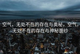 空气，无处不在的存在与奥秘，空气，无处不在的存在与神秘面纱