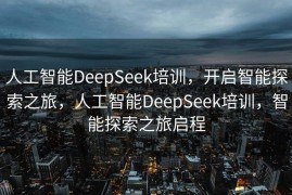 人工智能DeepSeek培训，开启智能探索之旅，人工智能DeepSeek培训，智能探索之旅启程