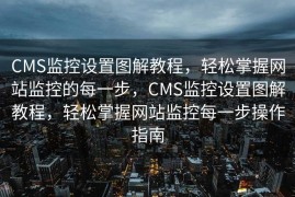 CMS监控设置图解教程，轻松掌握网站监控的每一步，CMS监控设置图解教程，轻松掌握网站监控每一步操作指南