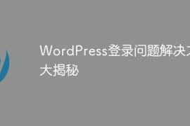 WordPress登录问题解决方法大揭秘