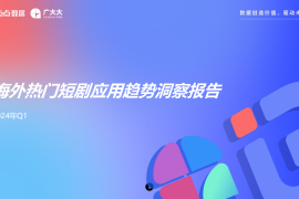 广大大：2024Q1海外热门短剧应用趋势洞察报告-2025最新seo资料