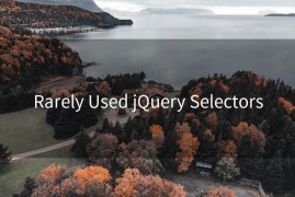 Rarely Used jQuery Selectors