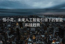 恒小花，未来人工智能引领下的智能科技趋势